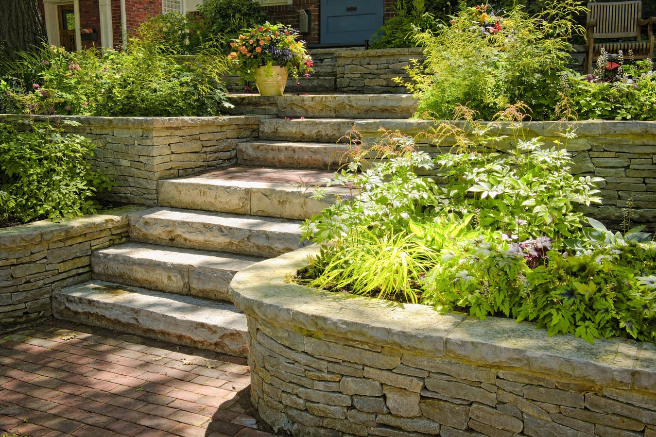 Retaining wall construction